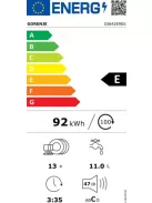 Gorenje Gi642E90X Beépíthető Mosogatógép