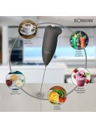 Bomann Tejhabosító Ms 344 Cb Fekete/Króm