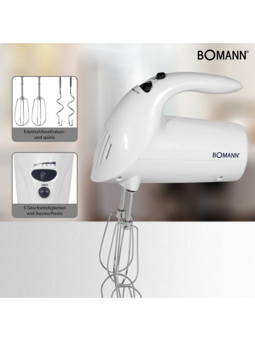 Bomann HM 350 CB fehér kézi mixer