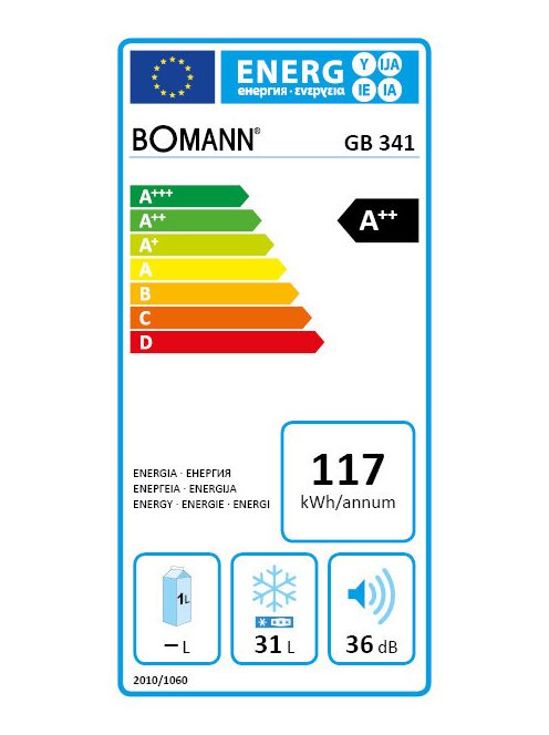 Bomann GB 341 X Inox fagyasztószekrény