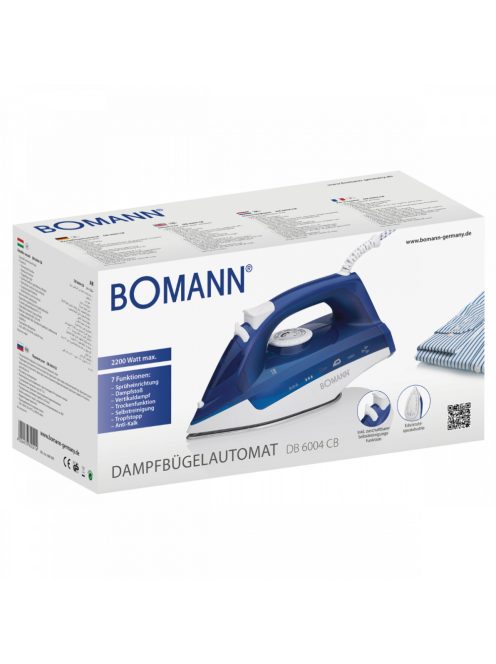 Bomann DB 6004 CB fehér-kék gőzvasaló