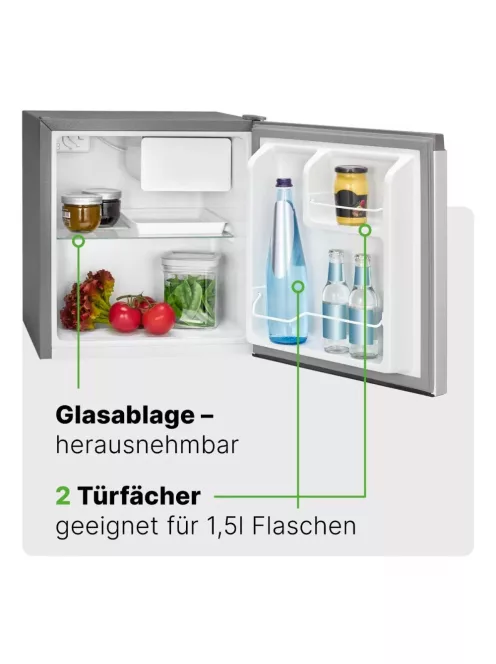 Bomann KB 7245 inox egyajtós hűtő