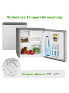 Bomann KB 7245 inox egyajtós hűtő