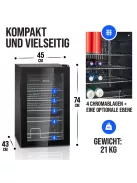 Bomann KSG 7287 fekete italhűtő