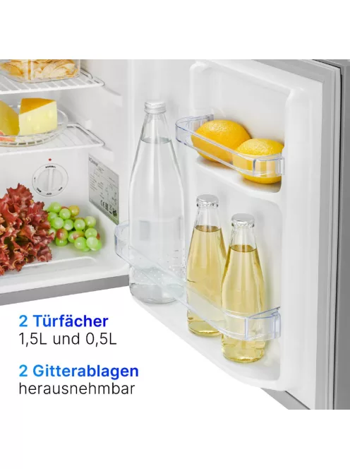 Bomann KB 7346 inox egyajtós hűtő