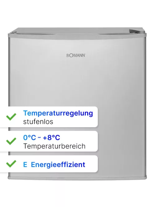 Bomann KB 7346 inox egyajtós hűtő