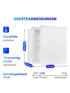 Bomann KB 7347 fehér egyajtós hűtő