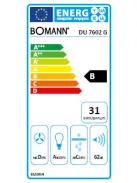 Bomann Du 7602 G Fekete Ferdesíkú Elszívó