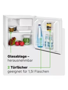 Bomann KB 7245 fehér egyajtós hűtő