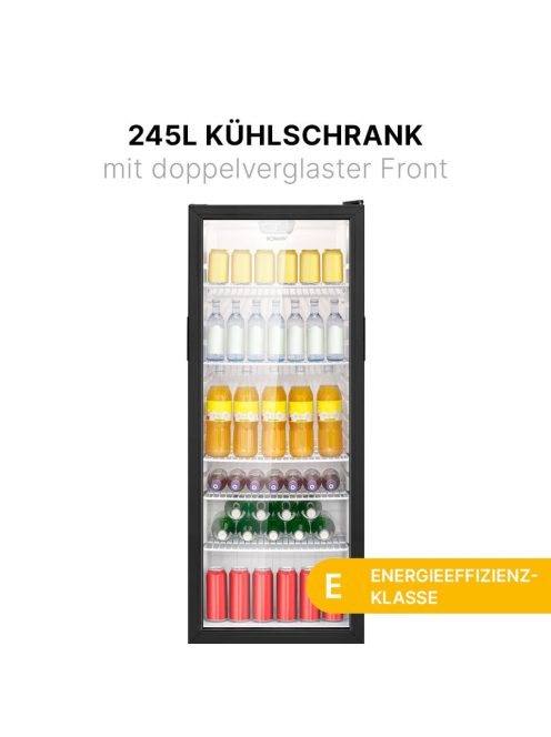 Bomann KSG 7289 fekete italhűtő