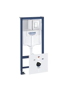   Grohe Rapid Sl 5In1 Szett Keret, Rögzítő, Skate Cosmopolitan Nyomólap, Fresh Beépítő Szettt, Zajcsökkentő (38827000)