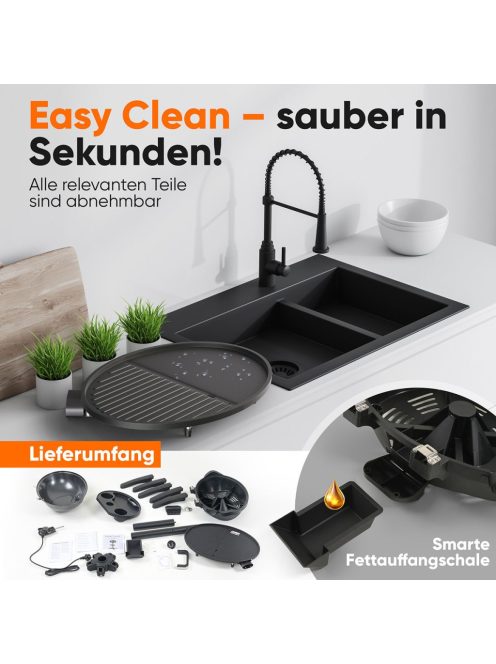 ProfiCook PC-BQS 1303 fekete Barbeque állógrill