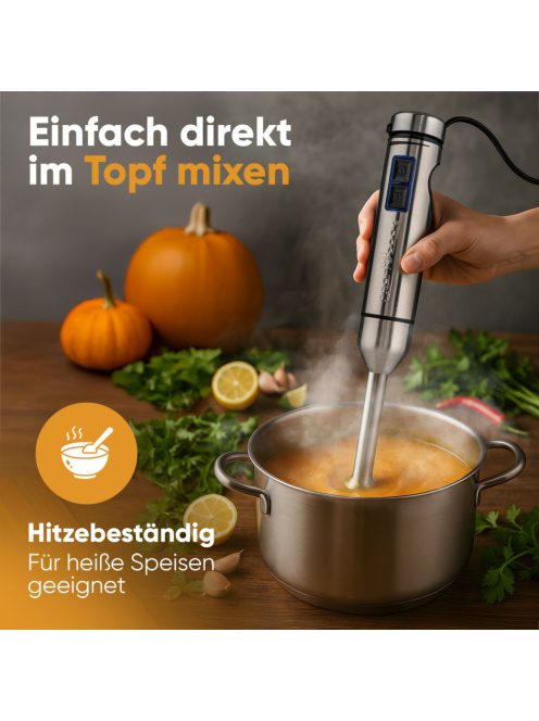 ProfiCook PC-SM 1317 botmixer rozsdamentes acél