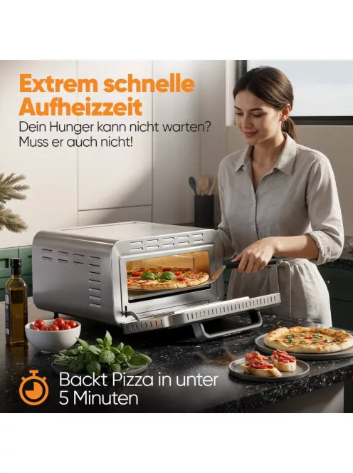 ProfiCook PC-PO 1323 inox pizzasütő