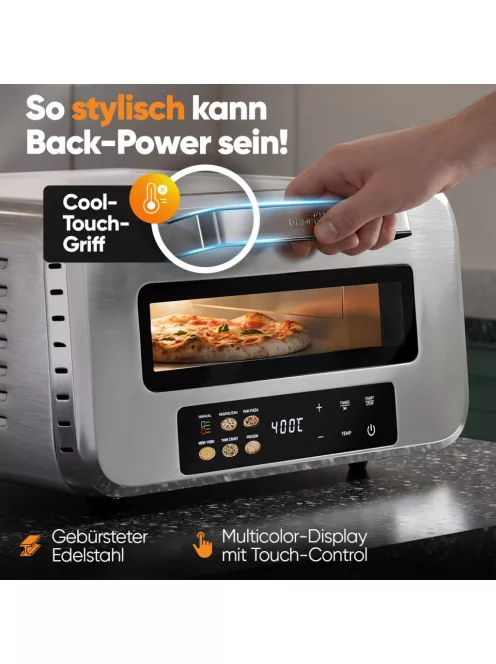 ProfiCook PC-PO 1323 inox pizzasütő