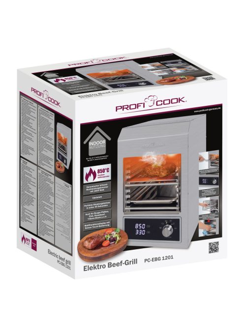 ProfiCook PC-EBG 1201 inox elektromos grill