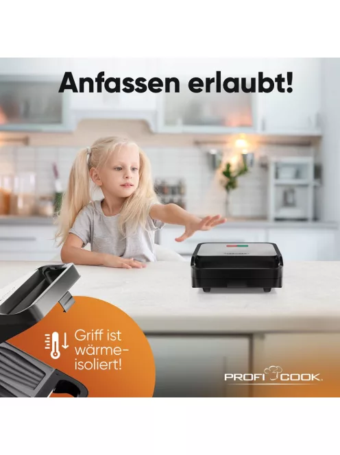 ProfiCook PC-ST 1297 szendvics kenyérpirító rozsdamentes acél