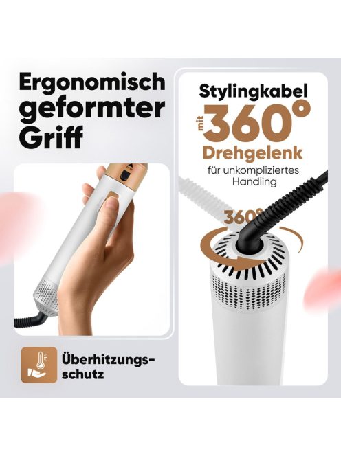 are PC-HAS 3132 weiß-rosé 1000W hajformázó