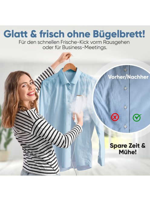 ProfiCare PC-DG 3124 fehér-rózsaszín Gőzölő