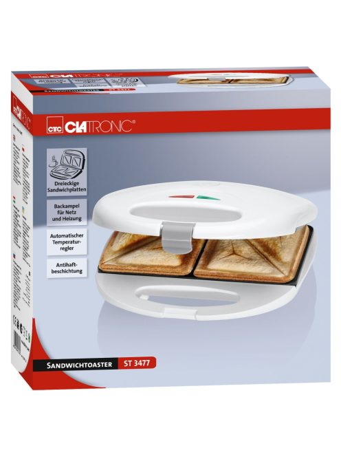 Clatronic ST 3477 fehér szendvics sütő