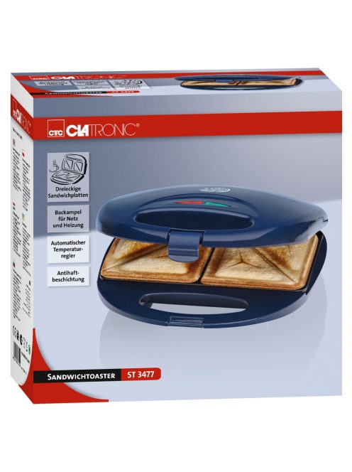 Clatronic ST 3477 kék szendvics sütő