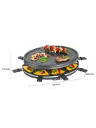 Clatronic Rg 3517 Fekete Raclette Grill