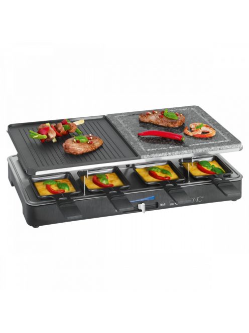 Clatronic RG 3518 fekete 2 in 1 raclette grill