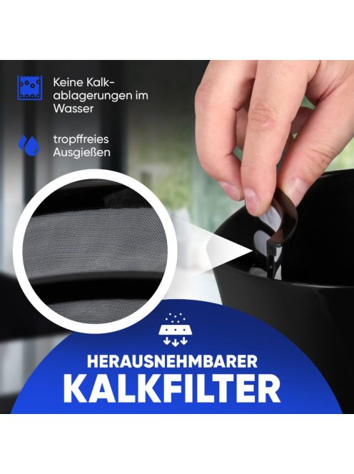 Clatronic WK 3819 fekete vízforraló