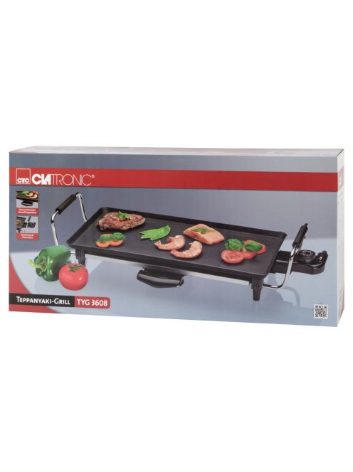 Clatronic TYG 3608 fekete 2000 W teppanyaki grill