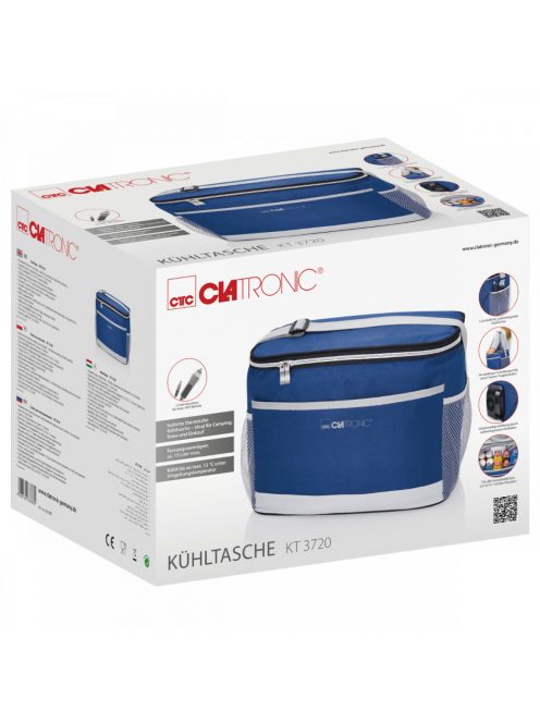 Clatronic KT 3720 kék-szürke hűtőtáska, textil