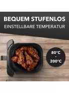 Clatronic Fr 3782 H Inox Fekete/Inox Forrólevegős Sütő