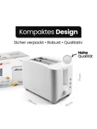 Clatronic TA 3801 fehér kenyérpirító