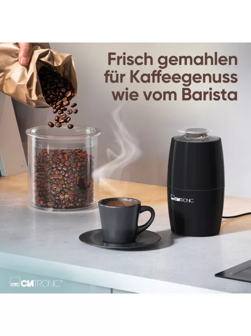 Clatronic KSW 3806 fekete elektromos kávédaráló