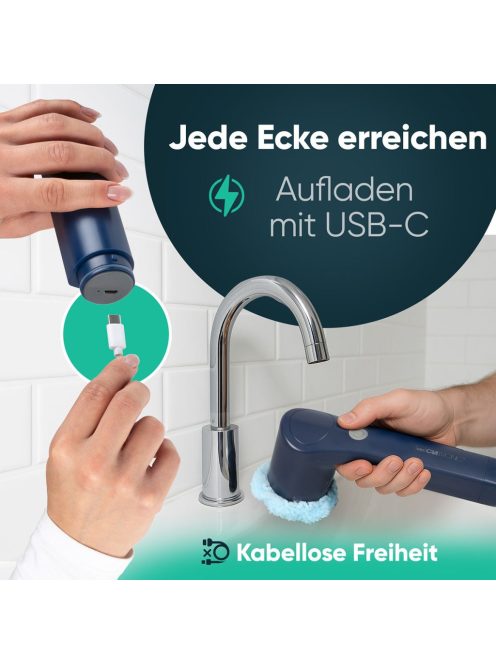 Elektromos ERB 3815 A akkus tisztítókefe 