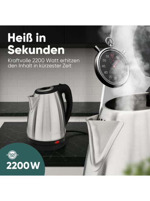 Clatronic WKS 3830 vízforraló rozsdamentes acél