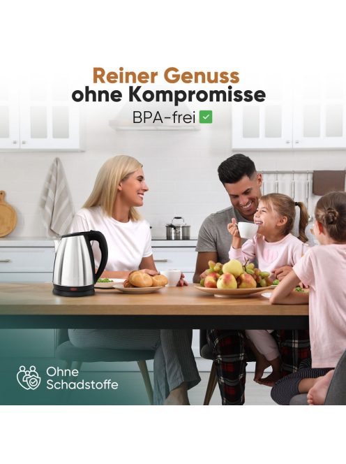 Clatronic WKS 3830 vízforraló rozsdamentes acél