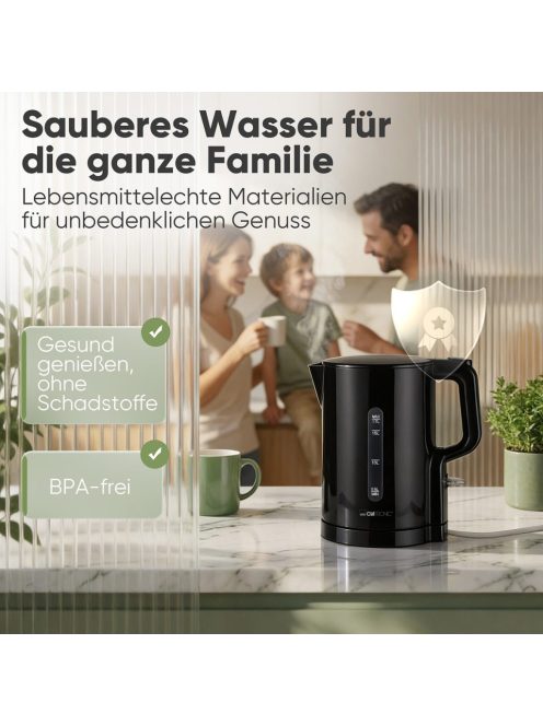 Clatronic WK 3835 fekete vízforraló