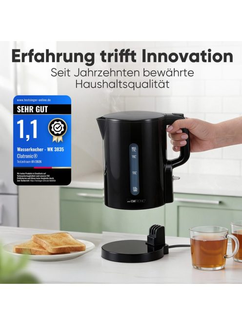 Clatronic WK 3835 fekete vízforraló