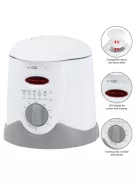 Clatronic Ffr 2916 Fehér 1L 900W Olajsütő/Fondue Készítő