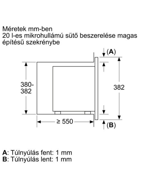 Bosch Bfl623Mb3 Beépíthető Mikrohullámú Sütő