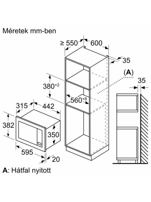 Bosch Bfl623Mb3 Beépíthető Mikrohullámú Sütő
