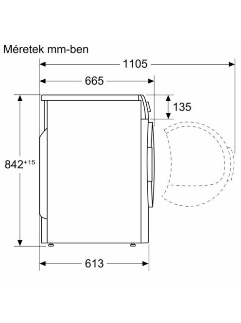 Bosch Wth85205By Hőszivattyús Szárítógép