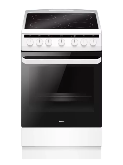 Amica A5EG8.(W)  Kerámialapos Tűzhely  (55353)