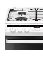 Amica 618Ge3.33Hzptanq/W/ ( 55700) Fehér 60 Cm Széles Digitális Órás Kombinált Tűzhely