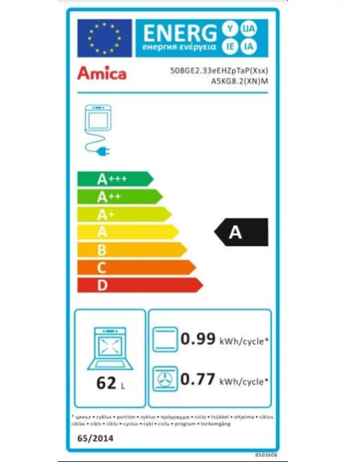 Amica A5Kg8.2(Xn)M ( 56013) Tűzhely