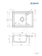 Deante Zqj_G11A Mosogató Tálca