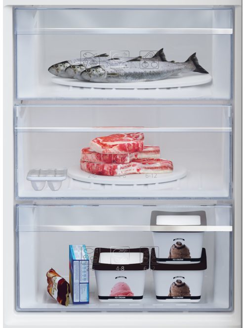 Beko Rcsa406K40Xbn Alulfagyasztós Hűtő