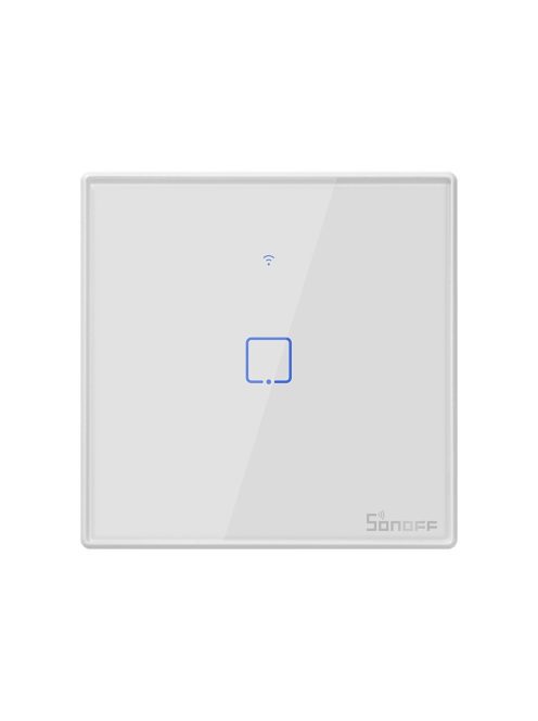 Sonoff Érintőképernyős kapcsoló WiFi + RF 433 T2 EU TX (1 csatornás)