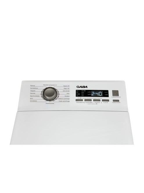 Gaba GMW-612CSB felültöltős mosógép
