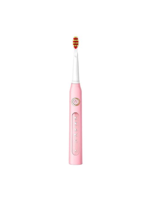 FairyWill FW-507 Plus Szónikus fogkefe fejkészlettel és tokkal (rózsaszín)